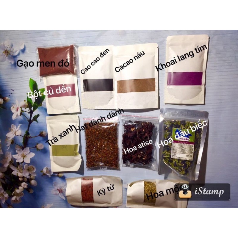 100g bột củ quả tự nhiên tạo màu trong nấu ăn