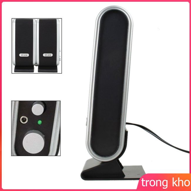 Bộ 2 loa máy tính nguồn USB giắc cắm 3.5mm cho máy tính để bàn/laptop | BigBuy360 - bigbuy360.vn
