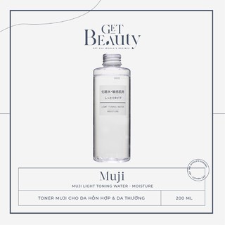 Nước hoa hồng Toner Muji Light Toning Water NHẬT BẢN - Moisture Nắp Hồng