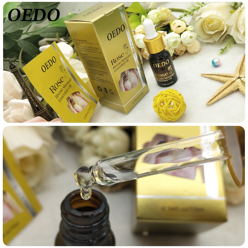 OEDO Bộ sản phẩm gồm kem giảm béo chiết xuất nhân sâm và axit hyaluronic đốt cháy mỡ thừa + tinh dầu mát xa làm nở ngực