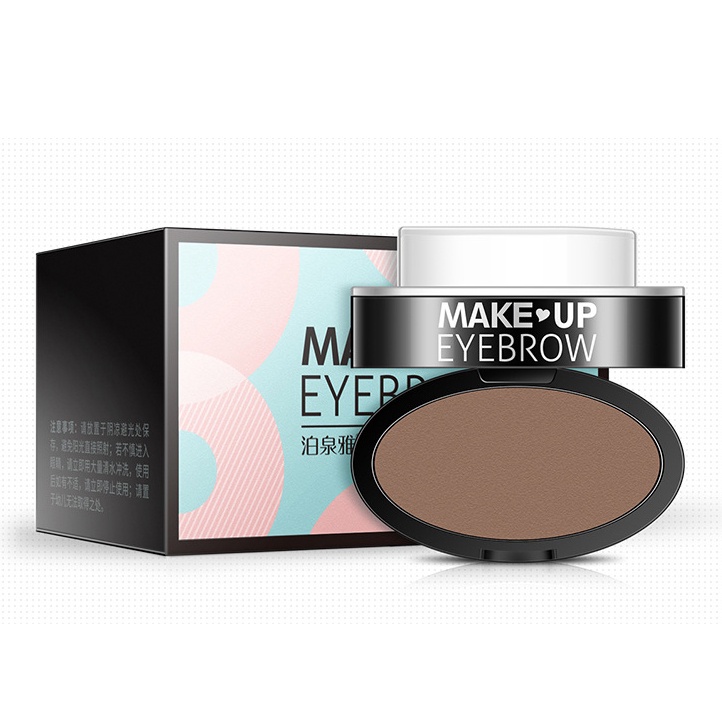 Bột in chân mày Bioaqua Make Up Eye Brown ( 2 khuôn + Phấn mày + Cọ)