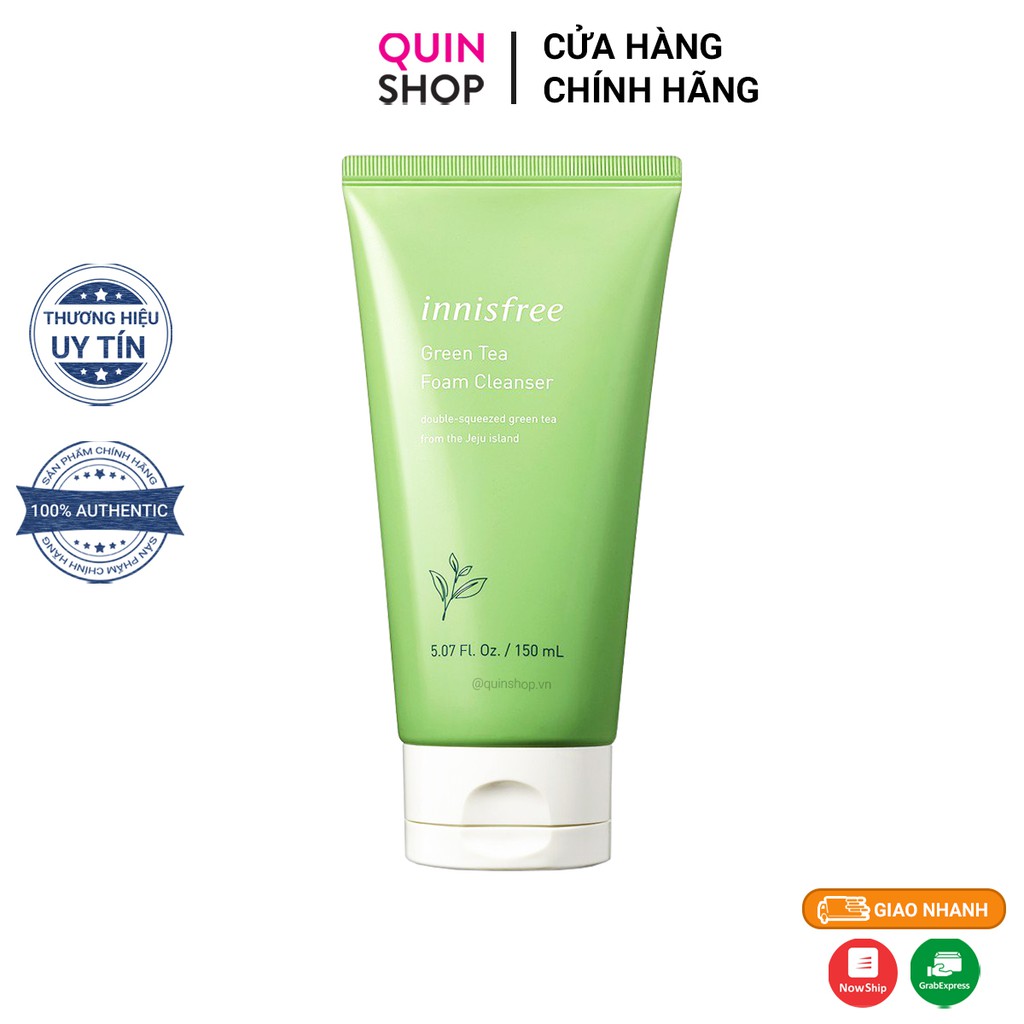 Sữa Rửa Mặt Trà Xanh Innisfree Green Tea Foam Cleanser