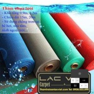 Thảm nhựa lưới chống trơn 60*90cm