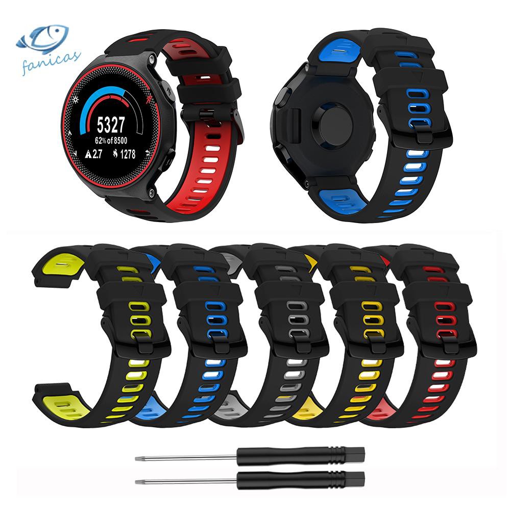 Dây Đồng Hồ Đeo Tay Silicon Cao Cấp Thay Thế Cho Garmin Forerunner 735xt 630 220