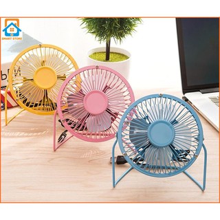 FREESHIP 99K TOÀN QUỐC_Quạt sắt mini cắm cổng USB để bàn - để giường trẻ em