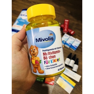 Kẹo Gấu Bổ Sung Vitamin Tổng Hợp Cho Trẻ Mivolis, Vị Trái Cây, 60 Viên - Nội Địa Đức