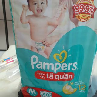 Tã Quần Pampers Size M 40 Miếng