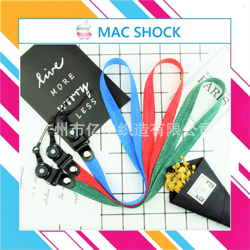 Dây đeo điện thoại, thẻ nhân viên, thẻ xe bus dệt thổ cẩm cho Iphone Siêu Hot - Mac Shock