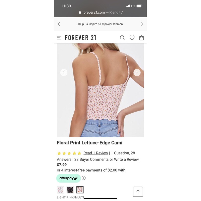 Áo dây F21 xuất xịn | BigBuy360 - bigbuy360.vn