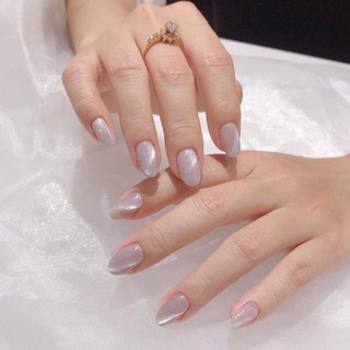 [NailBox] Móng úp thiết kế mắt mèo kim cương