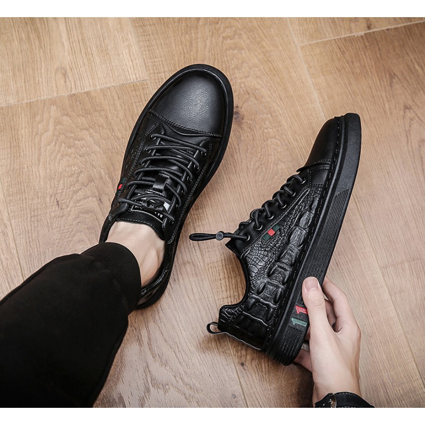 [Mã FAGREEN245 giảm tới 30K đơn 99K] (SALE SỐC DA THẬT] Giày Nam Da Bò Vân Cá Sấu - Fullboxx | BigBuy360 - bigbuy360.vn
