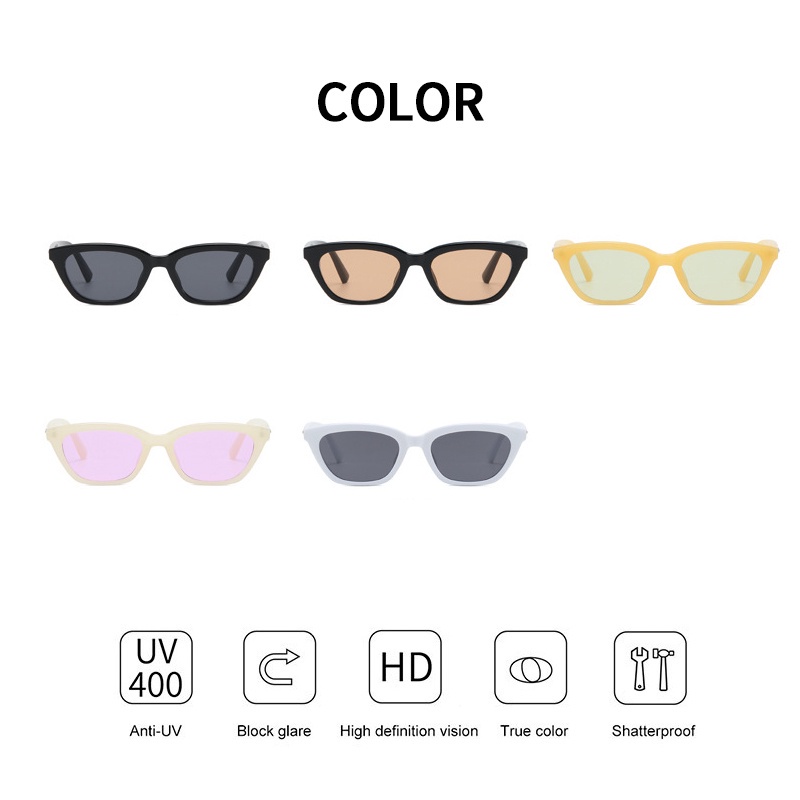 Kính Mát Mắt Mèo Chống Tia UV Ngoài Trời Thời Trang Phổ Biến Cho Nam Và Nữ