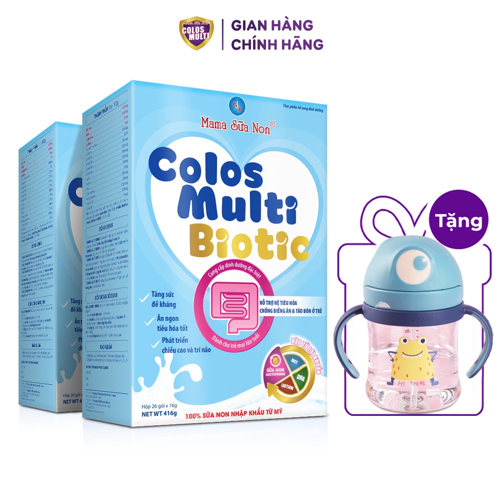 [ Tặng cốc tập ] Combo 2 Hộp Colos Multi 350g 450g