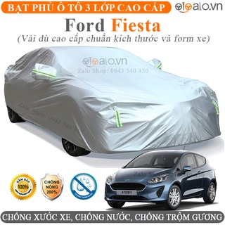 Bạt trùm che phủ dành cho xe FORD FIESTA vải dù oxford 3 lớp cao cấp - OTOALO