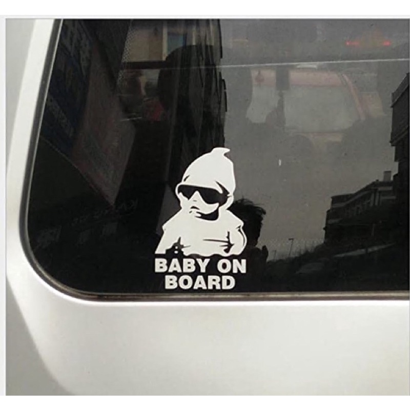 Sticker Decal Dán Xe Ô tô Baby On Board