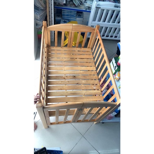 Giường cũi trẻ em, cũi em bé 2in1 kích thước 70x110cm, 80x120cm