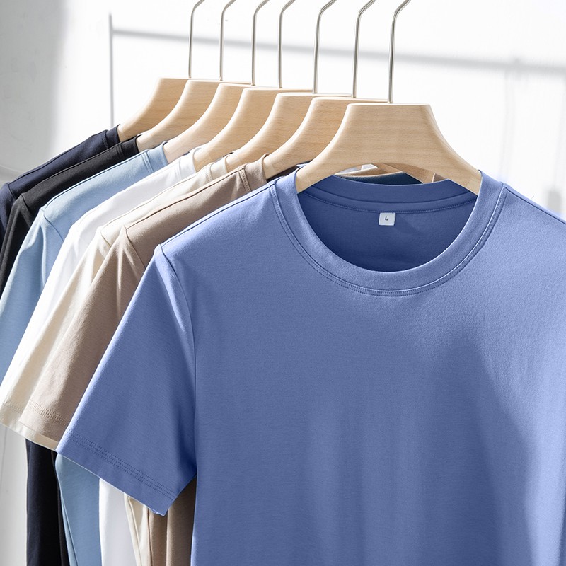 Áo phông nam tay ngắn Basic tee thun trơn nam nữ cộc tay cổ tròn QTN0 | BigBuy360 - bigbuy360.vn