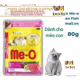Pate mèo Me-o 80g - Pate cho mèo con, mèo lớn đầy đủ dinh dưỡng