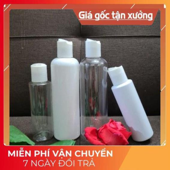 Chai Chiết Mĩ Phẩm ❤ SIÊU RẺ ❤ Chai nhựa pet nắp nhấn 250ml,200ml,150ml chiết mỹ phẩm , phụ kiện du lịch