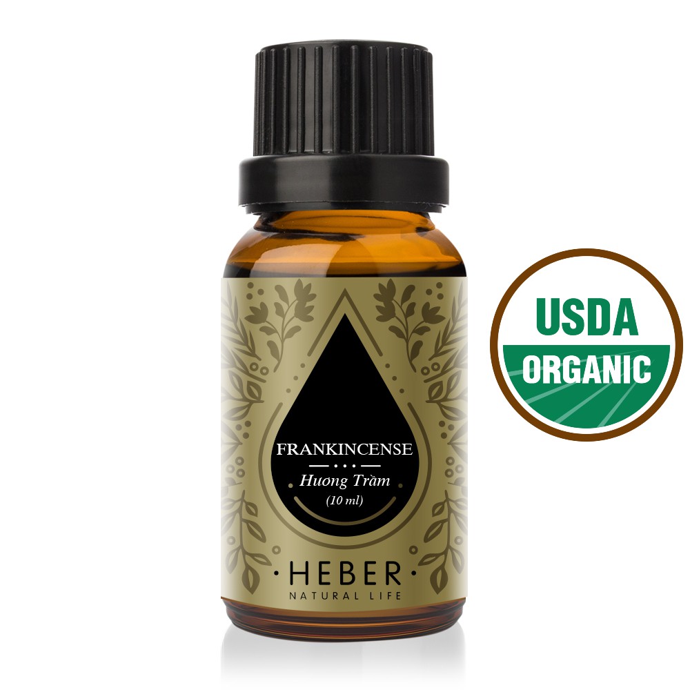 Tinh Dầu Hương Trầm Frankincense Heber Natural Life, Cao Cấp Nhập Khẩu, Thiên Nhiên Nguyên Chất, Chai 10ml/30ml/50ml