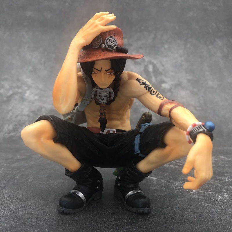 Hàng Mới Về Mô Hình Nhân Vật Ace Trong One Piece 15cm Trang Trí