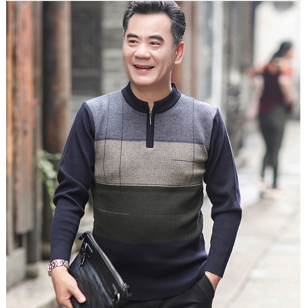 Áo len ấm cho người trung niên nam
