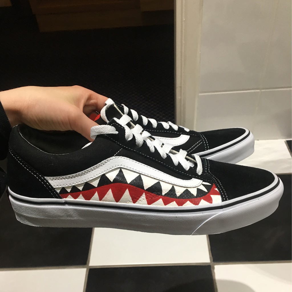 BAPE Giày Thể Thao Vans Sk8 Chính Hãng 100% Chính Hãng Chất Lượng Cao