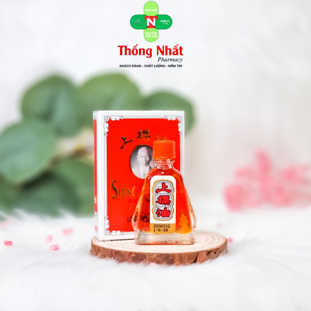 [CHÍNH HÃNG] - Dầu Thái Đỏ Siang Pure Oil (Dầu Thái Nước Vàng) 3ml, 7ml