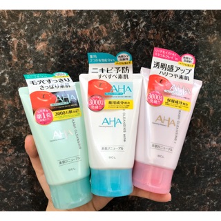 SỮA RỬA MẶT AHA Wash Cleansing Nhật Bản chiết xuất trái cây .