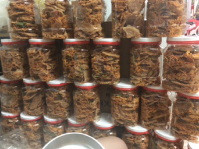 1kg cơm cháy lắc khô gà