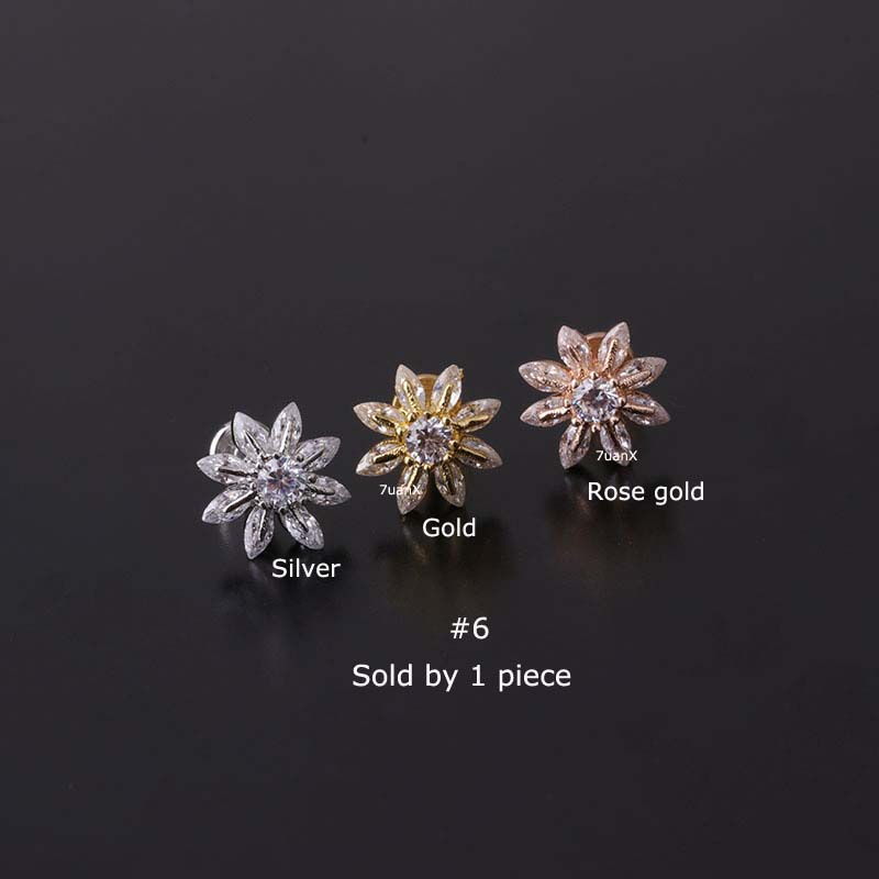 1 Khuyên Môi 6mm Bằng Thép Không Gỉ Thời Trang