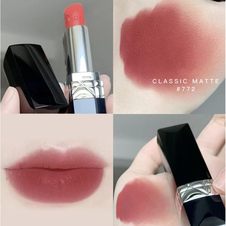 ❒○Son Dior Rouge Matte Lipstick, Velvet, Satin, Matte, Son Dưỡng Dior Addict Lip Glow Chính Hãng Đủ Bill Bao Check