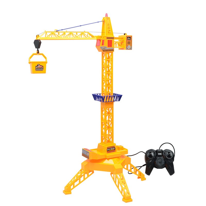 Đồ chơi cần cẩu tháp điều khiển bằng dây điện mới nhất 2021