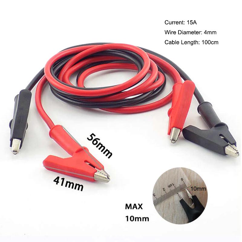 Dây Dẫn Kẹp Cá Sấu diy Cho Bàn Đạp Điện multimeter vnk3