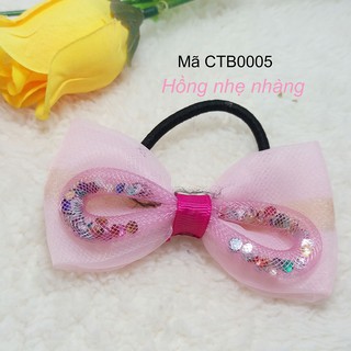 [Xả hàng] SET 4 ĐỒ CỘT TÓC NƠ LỚN 10cm [ảnh+video thật]