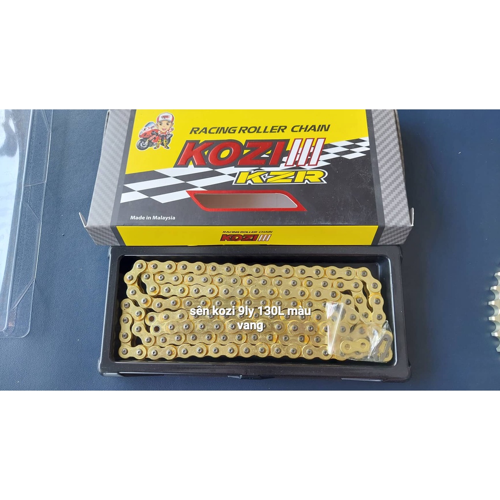 NSD Dĩa nhôm 7075 kèm sên Kozi crg 130L nhông recto thái lan giá trọn bộ NSD