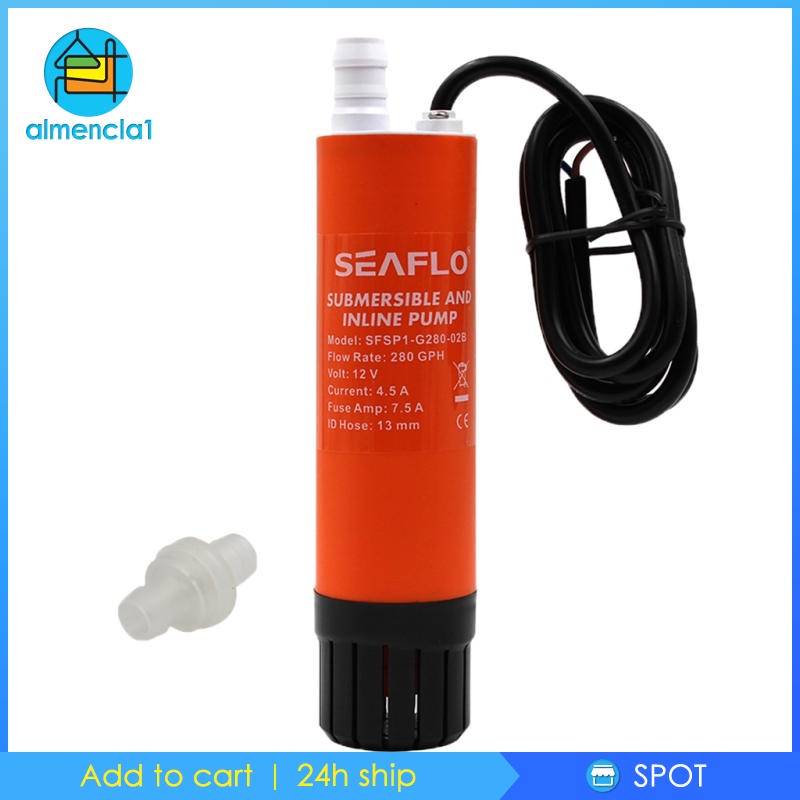 Bơm nước/thực phẩm chìm 12V 280GPH
 | BigBuy360 - bigbuy360.vn