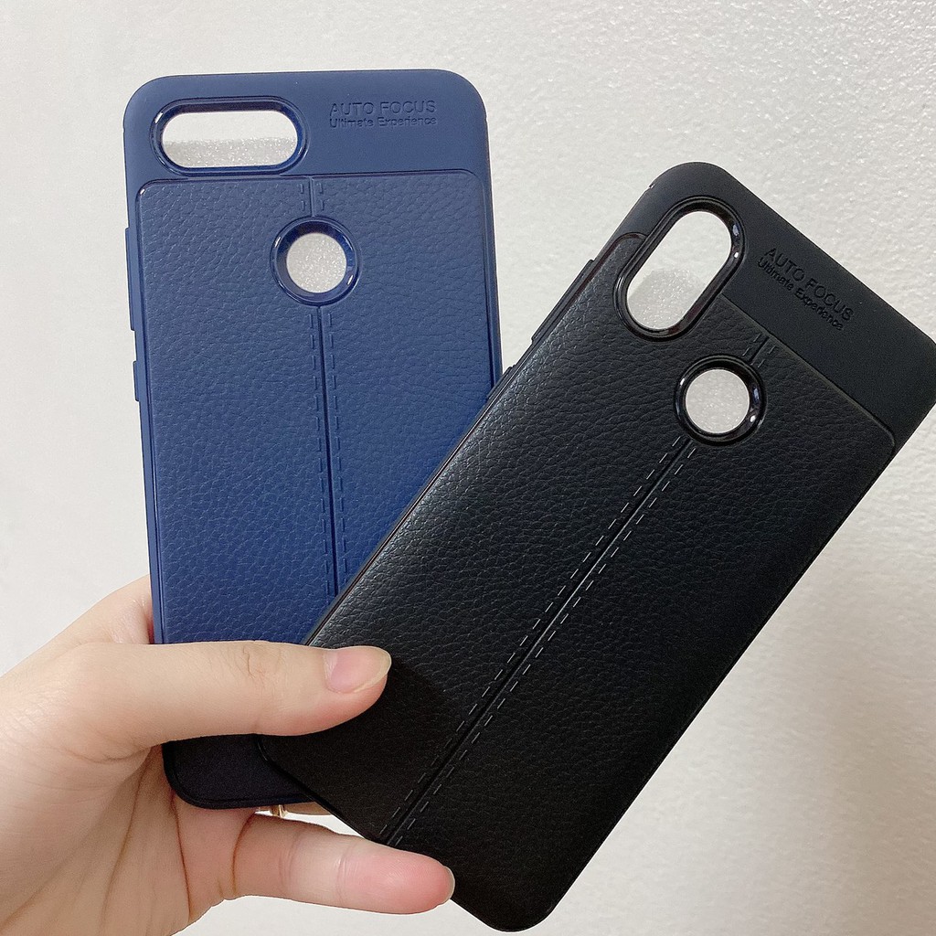 Ốp lưng cao su Xiaomi mi 8 / mi 8 se / mi 8 lite / cc9e giả da Auto Focus