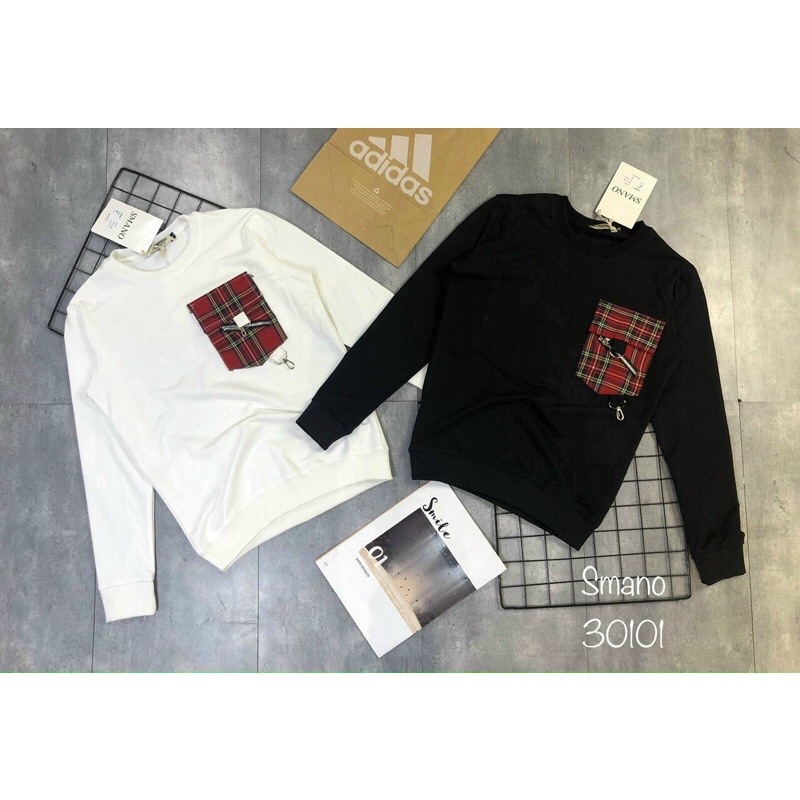 Áo nỉ nam thu đông dài tay túi kẻ chất nỉ thể thao nam cao cấp phong cách unisex trẻ trung năng động | BigBuy360 - bigbuy360.vn