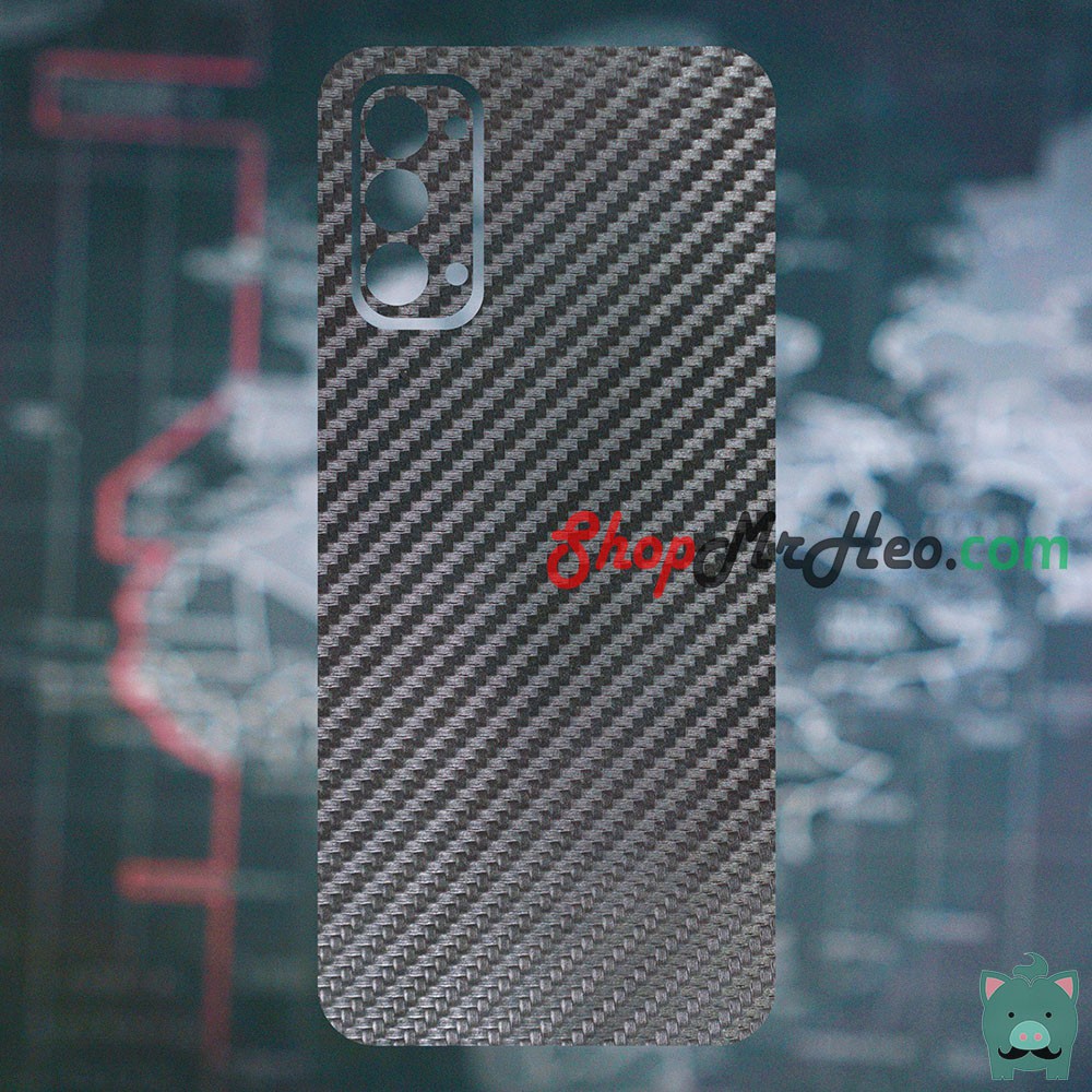 Skin Dán Mặt Sau Lưng Vân Nhôm OPPO Reno4 - Reno 4 Pro - Reno4 Pro