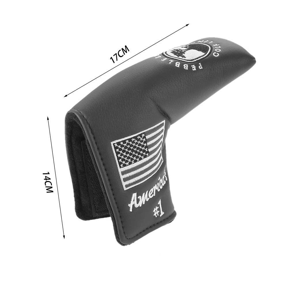 MMULCK Bọc đầu gậy golf hoạt hình chữ thêu chống thấm nước bụi bặm