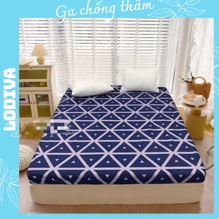 GA TRẢI GIƯỜNG CHỐNG THẤM HAI TRONG MỘT 100% COTTON LODIVA mã CT02