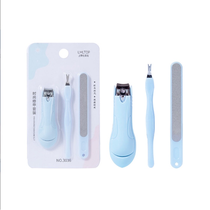 Bộ 3 món cắt dũa móng tay LAMEILA cao cấp BAG U S3CATDUAMONG