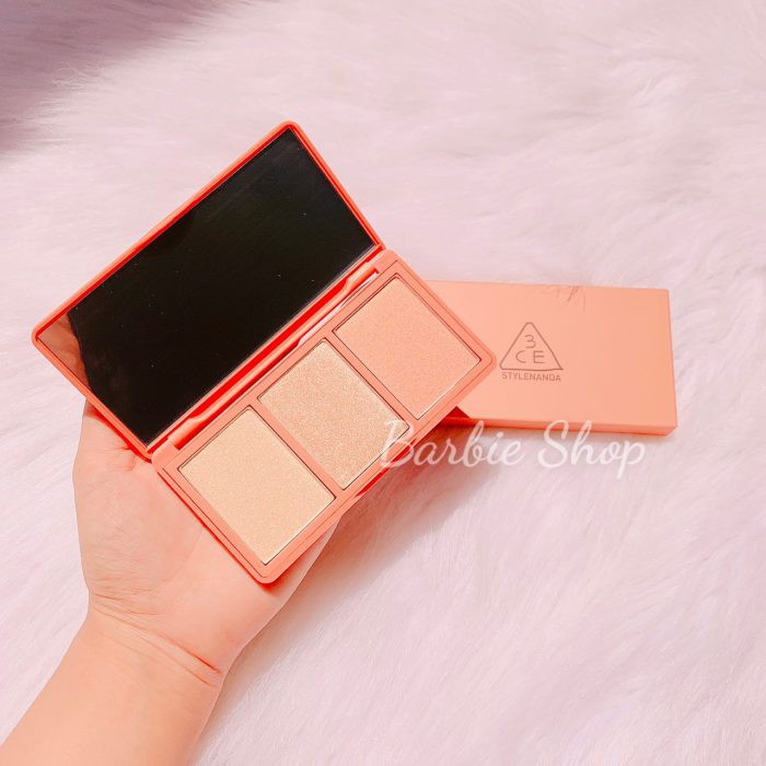 Bảng Highlight 3CE Strobing Skin Palette 12g