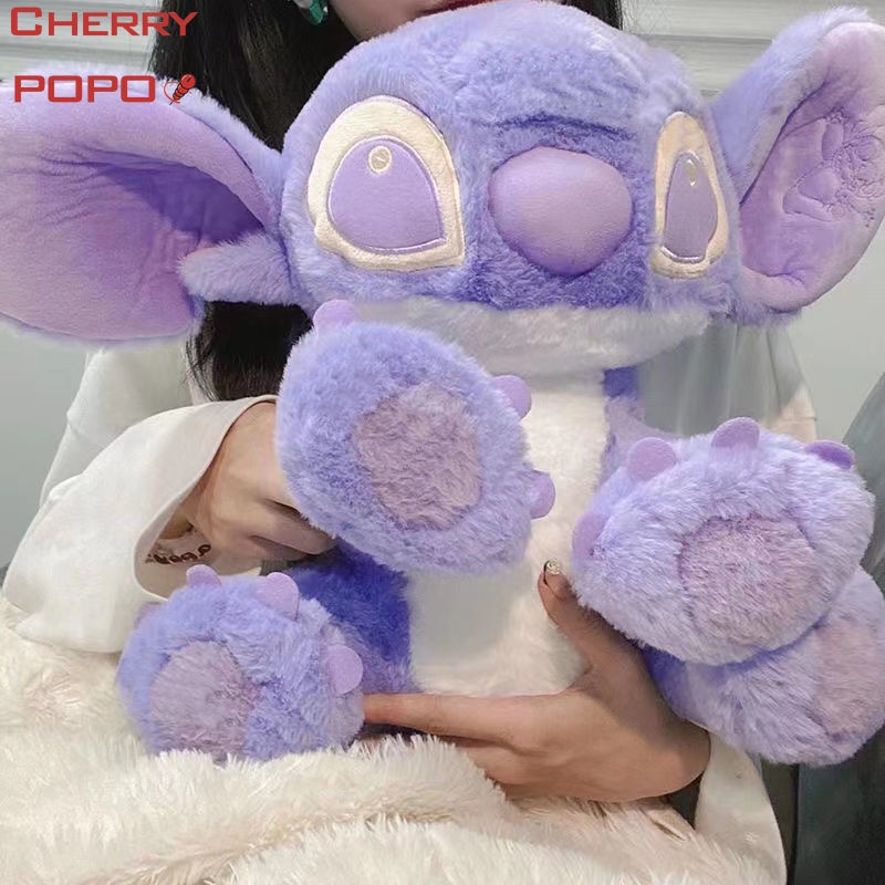 Disney Gấu Bông Dễ Thương Hình Stitch Màu Tím