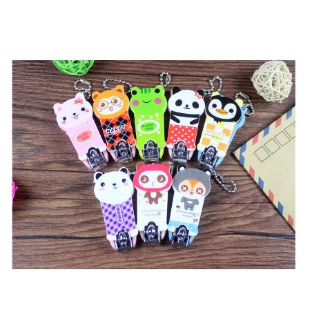 Combo 10 Bấm Cắt Móng Tay Móc Khóa Dễ Thương