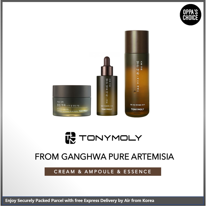 (Hàng Mới Về) Bộ sản phẩm chăm sóc da Tonymoly From Ganghwa Pure Artemisia