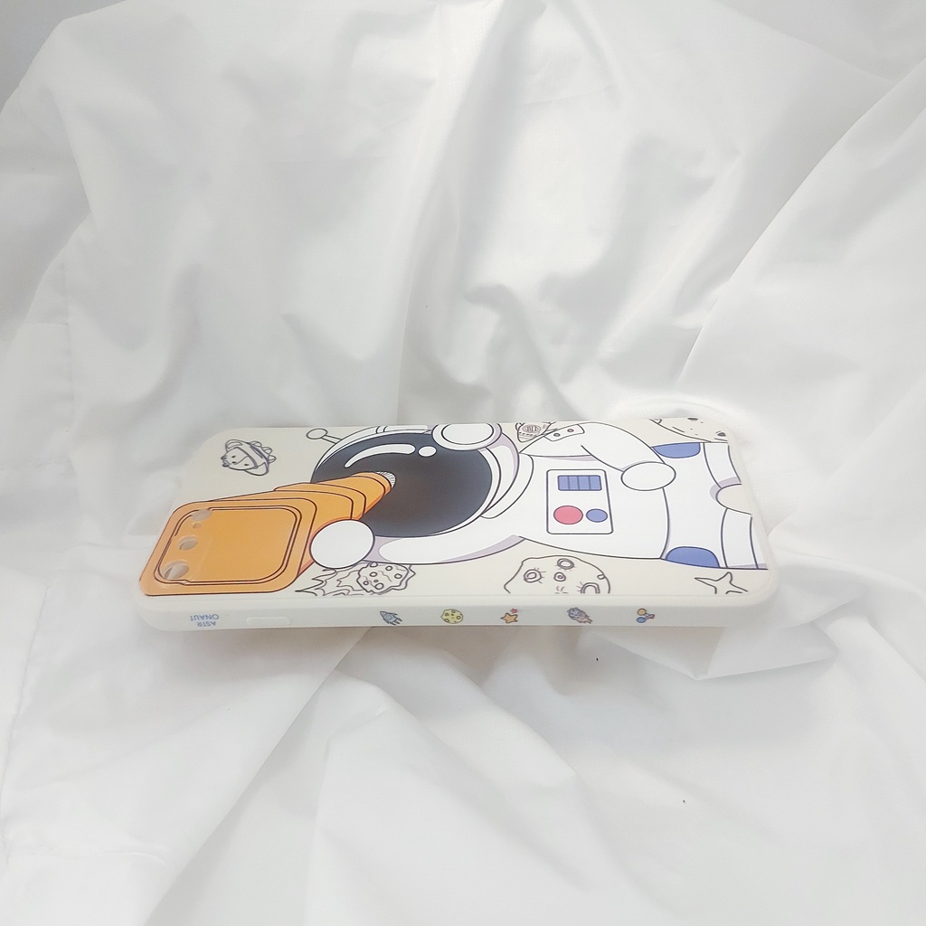 Ốp lưng Iphone phi hành gia in cạnh các dòng máy 7plus/8plus/x/xs/xr/11/11promax/12/12promax/13/13promax Tomax Case