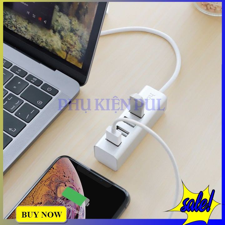 Bộ Chia Cổng Hub Hoco Hb1 Type-C Ra 4 Cổng Usb