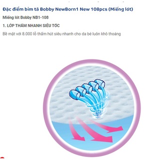 (thanh lý nghỉ bán) Bỉm tả Bobby tả quần size M 76 miếng (6-11kg)